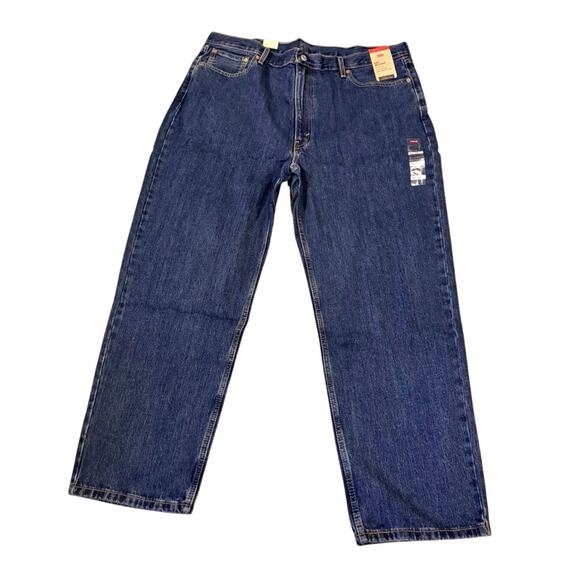 Levi’s 550 Relaxed Fit Jeans Men’s Size 42x30 Blue Denim Straight Leg NWT - Picture 2 of 6